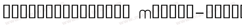 minifrontbyslik Medium字体转换